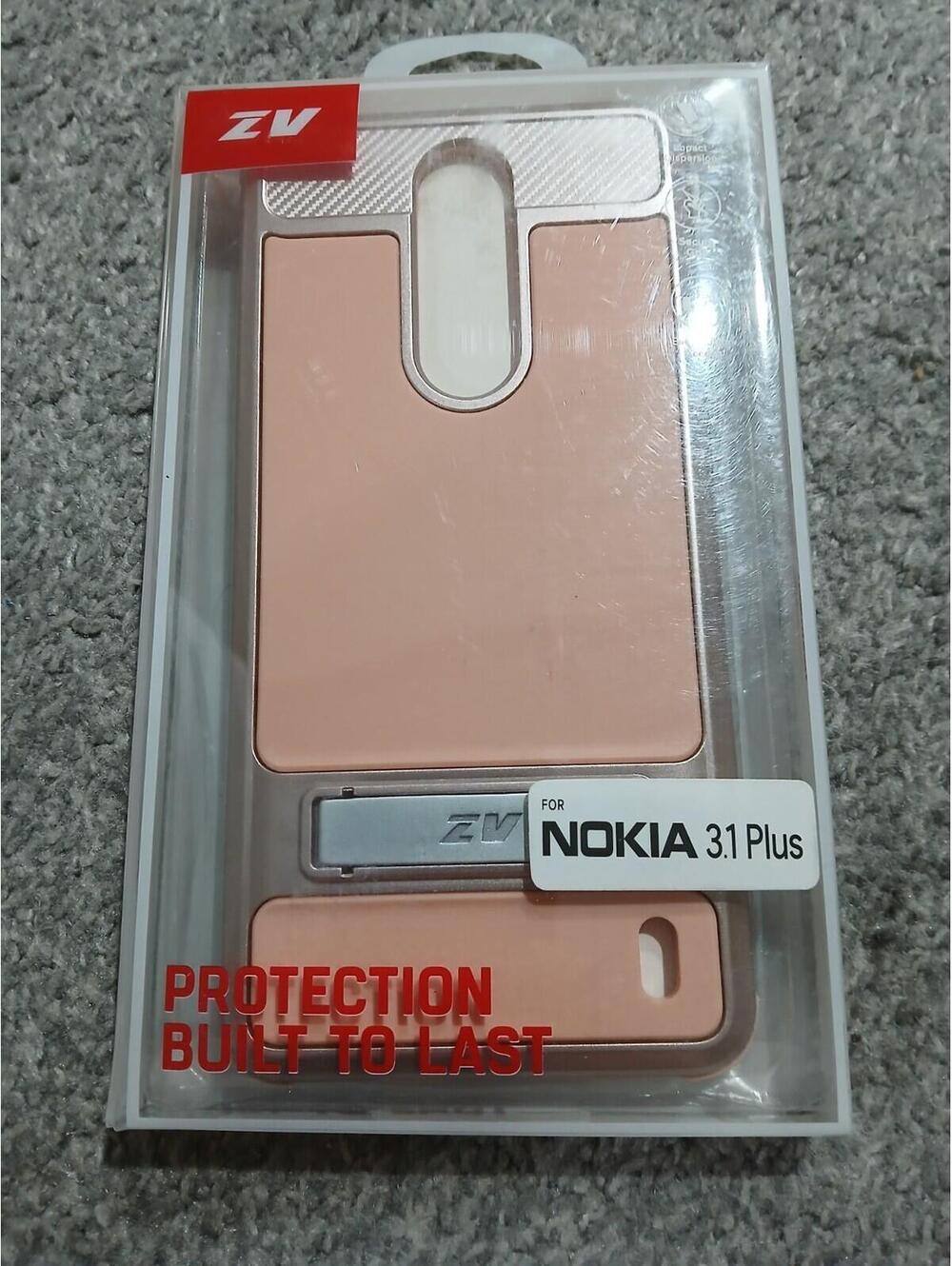 Phone Case For Nokia 3.1 Plus Zizo Brand Pink And Silver